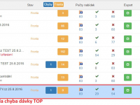 přeskočení dávky top